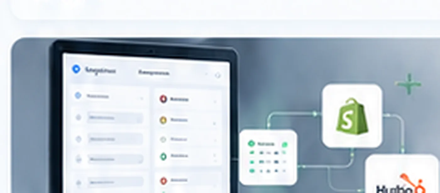 Conexión Total, integración de Shopify y HubSpot